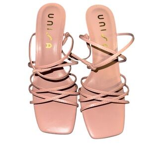 Unisa Blush Strappy Sandals